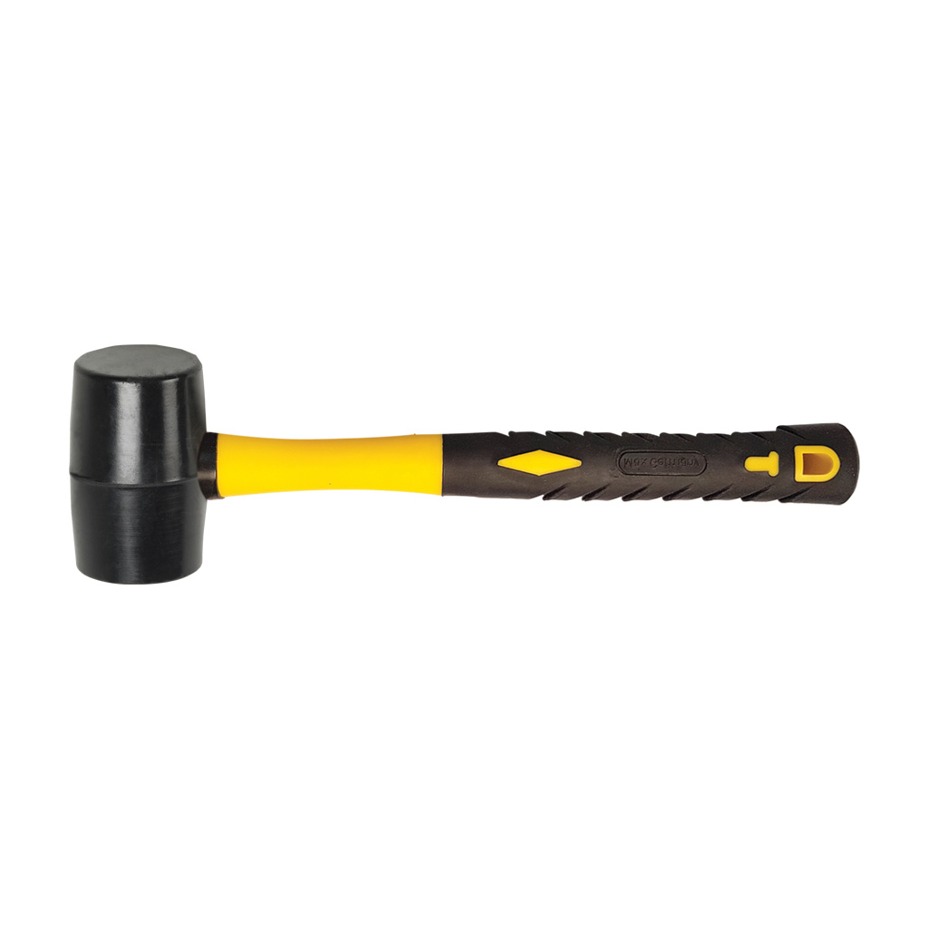 Rubber Hammer Fiber Handle